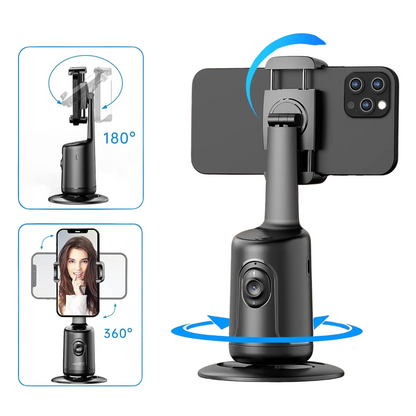 Trípode Con Inteligencia Artificial y Seguimiento Facial Automático 360°